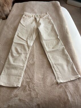 Madewell Women's Straight-Leg Jeans in Cream